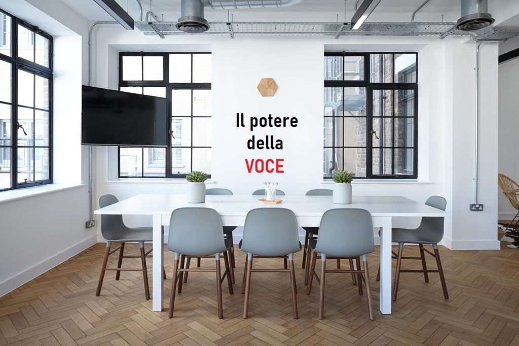 ruolo della voce nella formazione aziendale